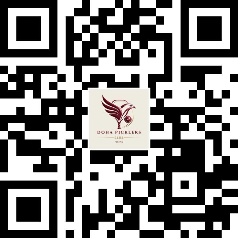 QR code to join Doha Picklers Club on Reclub